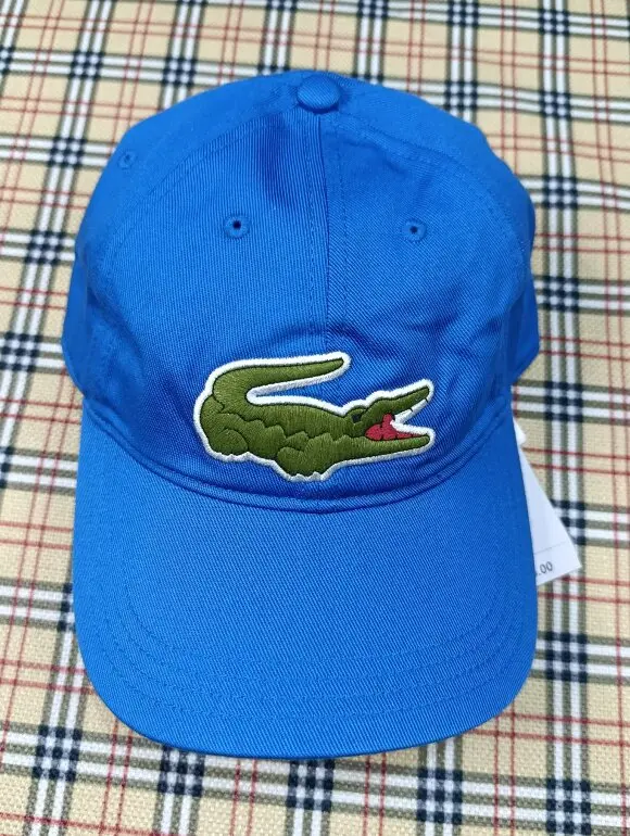 GORRA LACOSTE BORDADA COLOR AZUL