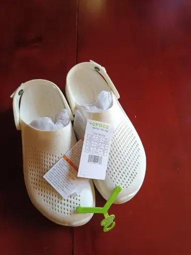CROCS COLOR BLANCO TALLA 26 ORIGINALES